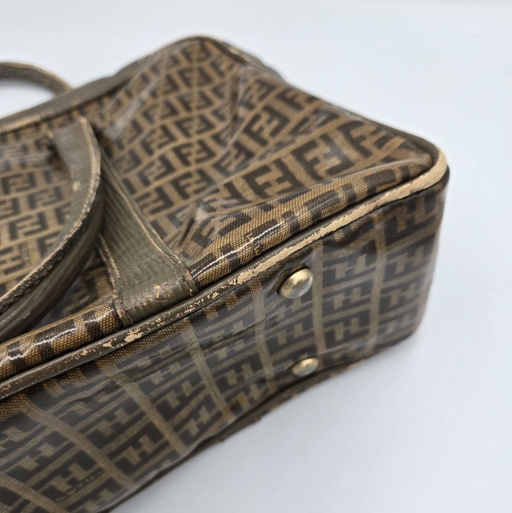 Fendi Brown Monogram Tote Bag - Picture 8 of 11